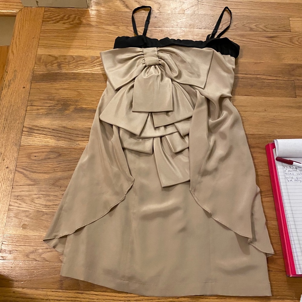 Silk dress.